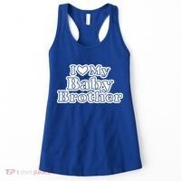 I Love My Baby Brother Women's Tank Top thumb 0