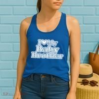 I Love My Baby Brother Women's Tank Top thumb 2