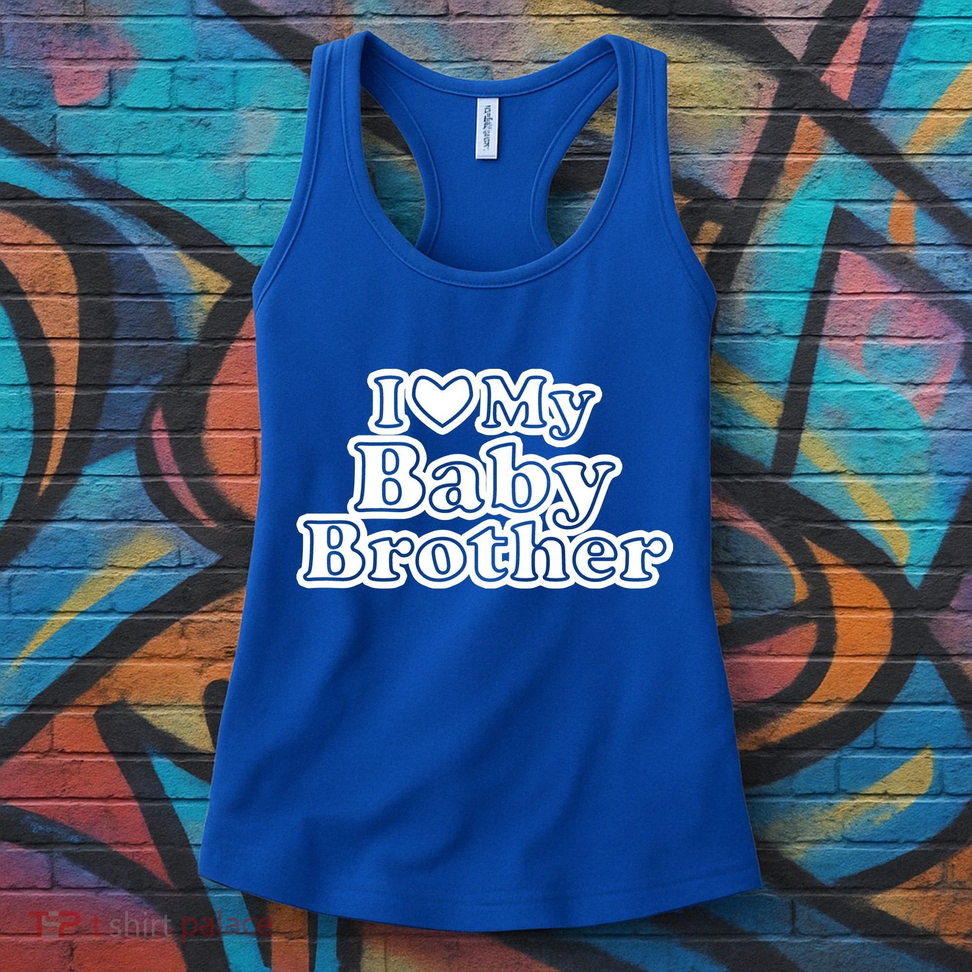 I Love My Baby Brother Women's Tank Top