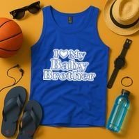 I Love My Baby Brother Tank Top thumb 4