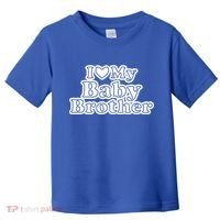 I Love My Baby Brother Toddler T-Shirt thumb 0