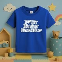 I Love My Baby Brother Toddler T-Shirt thumb 3