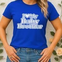 I Love My Baby Brother Women's T-Shirt thumb 2