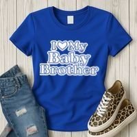I Love My Baby Brother Women's T-Shirt thumb 3