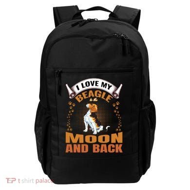 I Love My Beagle To The Moon and Back Backpack
