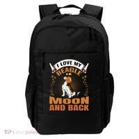 I Love My Beagle To The Moon and Back Backpack thumb 0