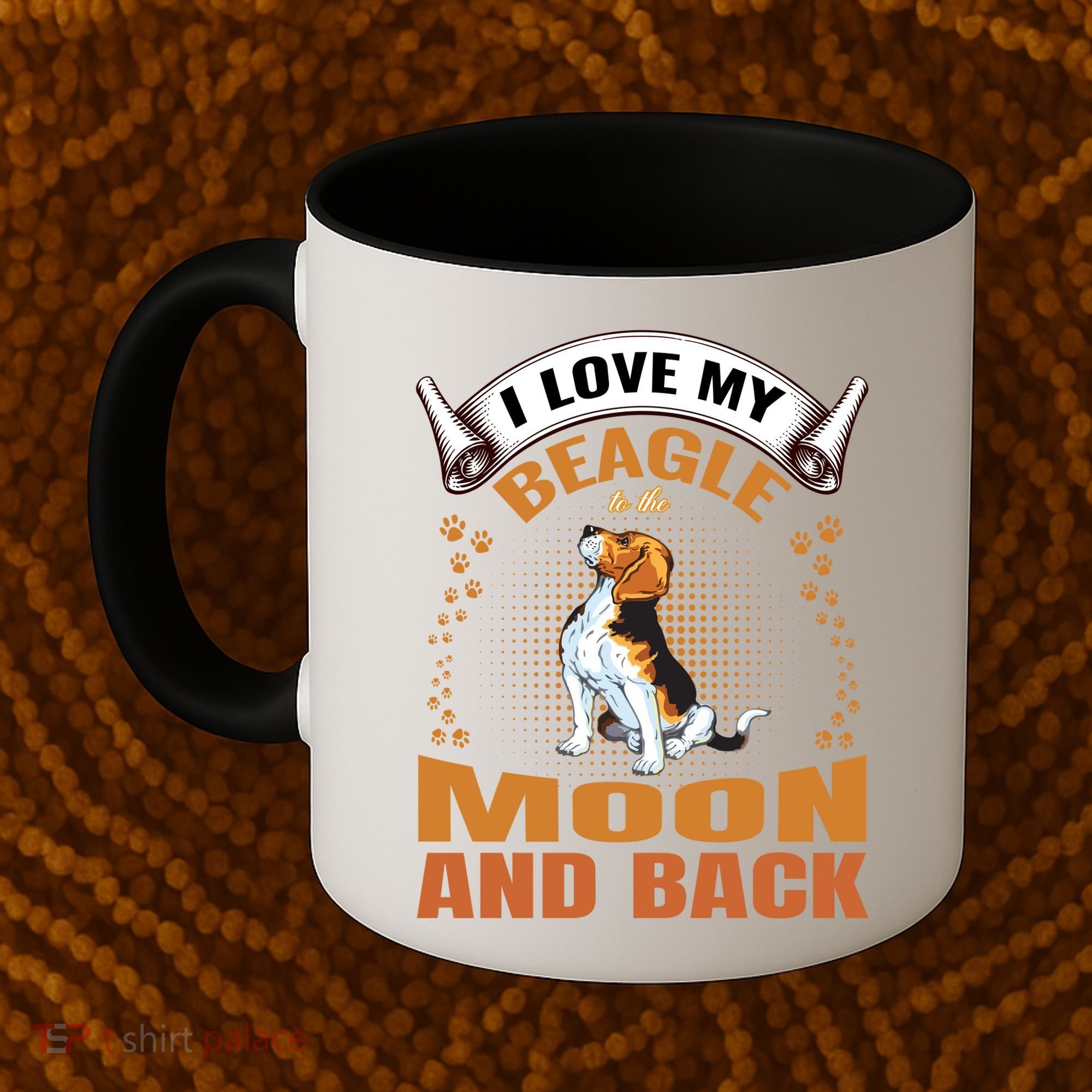 I Love My Beagle To The Moon and Back Coffee Mug