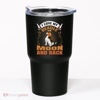 I Love My Beagle To The Moon and Back Tumbler thumb 0