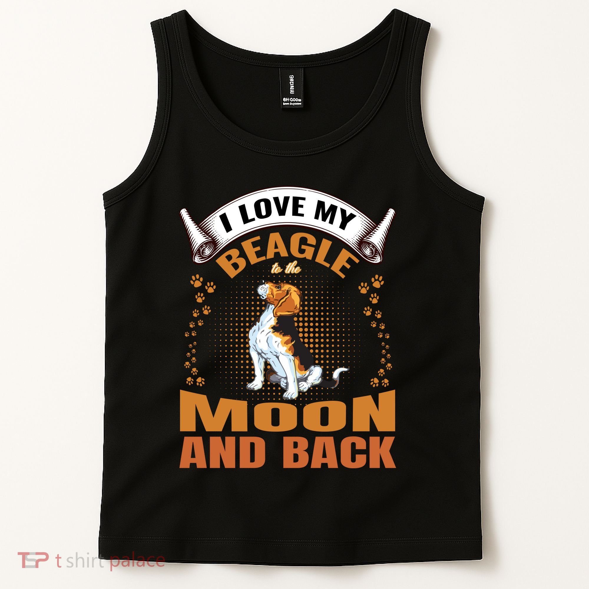 I Love My Beagle To The Moon and Back Tank Top