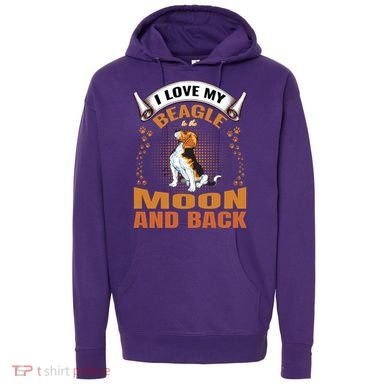 I Love My Beagle To The Moon and Back Hoodie