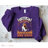 I Love My Beagle To The Moon and Back Sweatshirt thumb 2