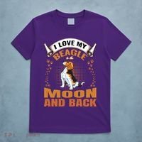 I Love My Beagle To The Moon and Back T-Shirt thumb 5
