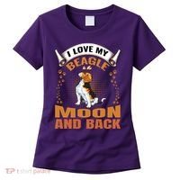 I Love My Beagle To The Moon and Back Women's T-Shirt thumb 0