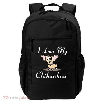 I Love My Chihuahua Backpack