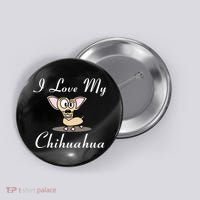 I Love My Chihuahua Button thumb 0