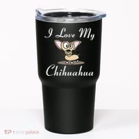 I Love My Chihuahua Tumbler thumb 0