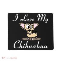 I Love My Chihuahua Mousepad thumb 0
