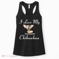 I Love My Chihuahua Women's Tank Top thumb 0