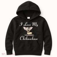 I Love My Chihuahua Kids Hoodie thumb 0