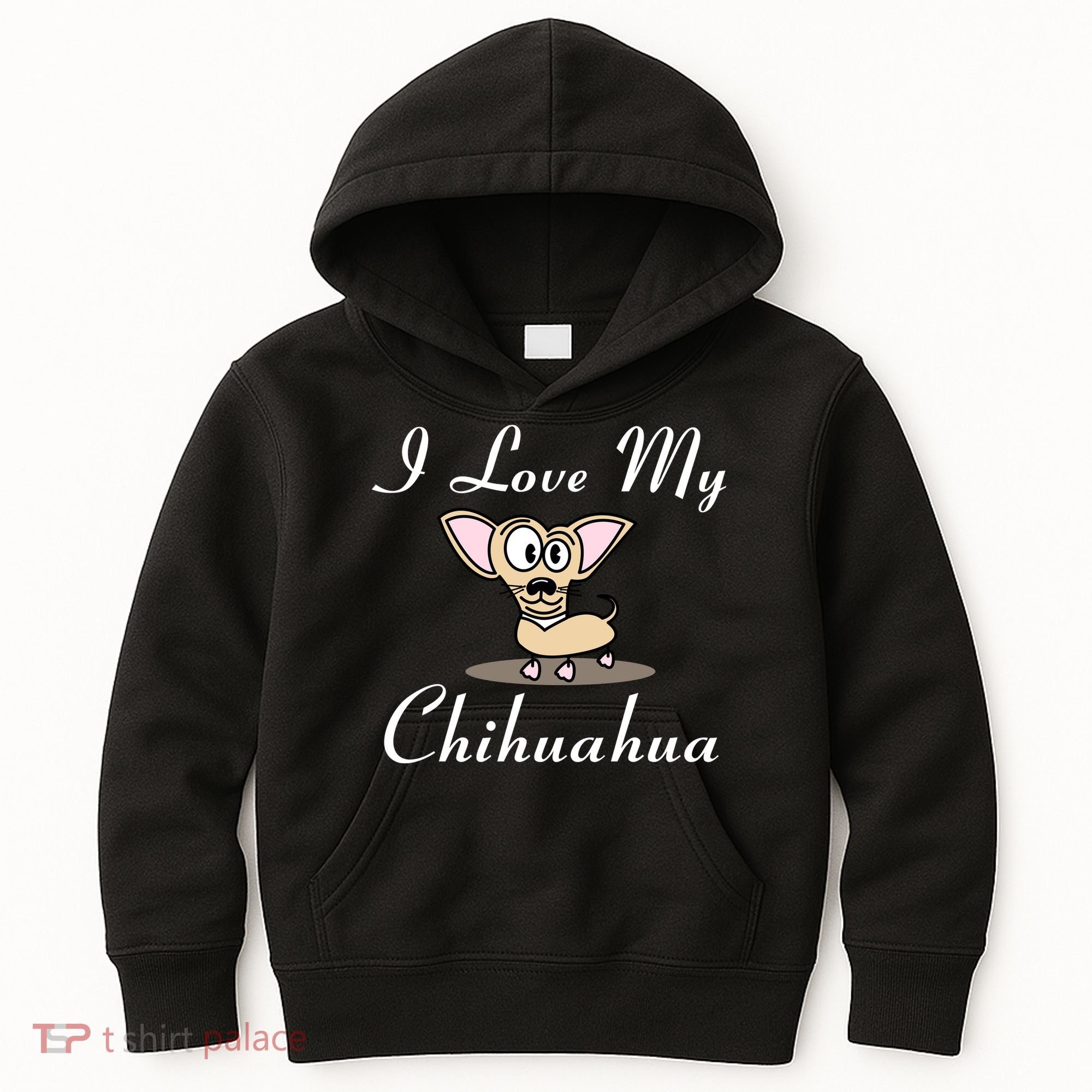 I Love My Chihuahua Kids Hoodie