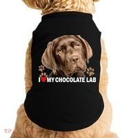 I Love My Chocolate Lab Doggie Tank thumb 0