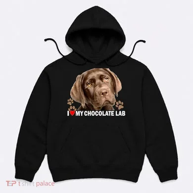 I Love My Chocolate Lab Hoodie