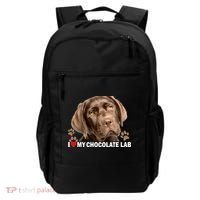 I Love My Chocolate Lab Backpack thumb 0