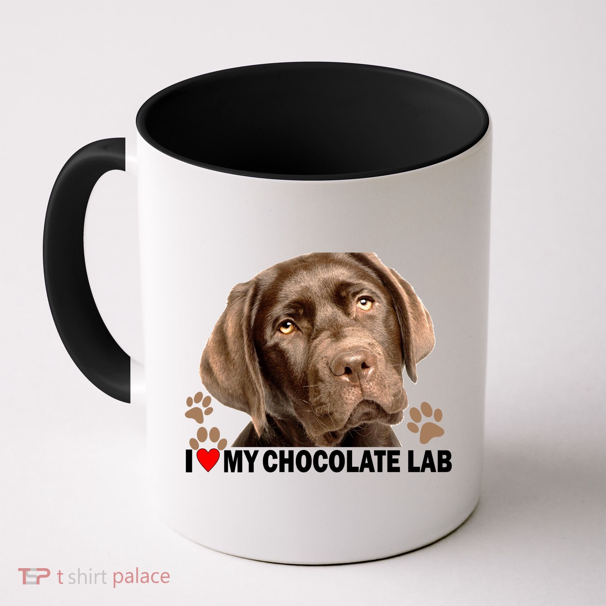 I Love My Chocolate Lab Coffee Mug
