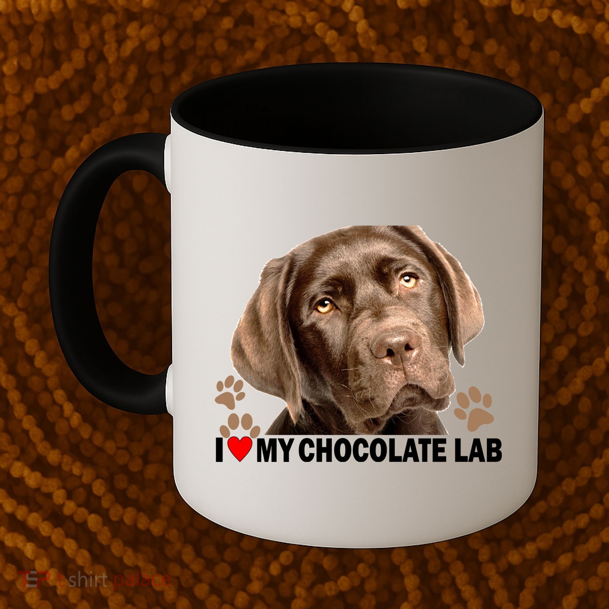 I Love My Chocolate Lab Coffee Mug