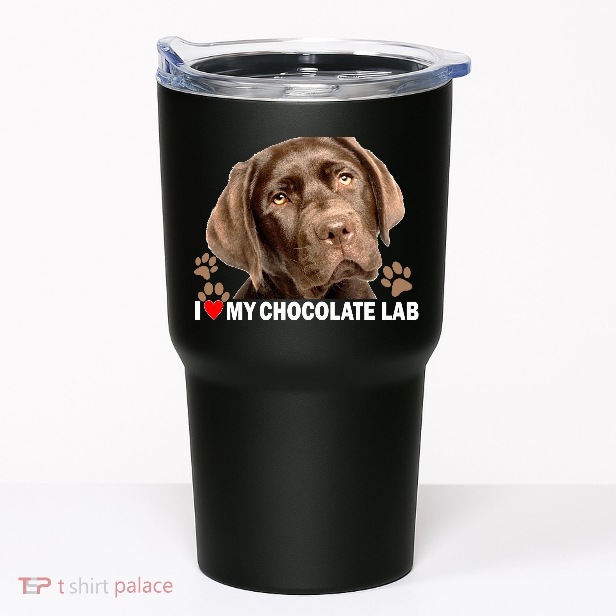 I Love My Chocolate Lab Tumbler
