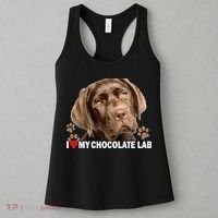I Love My Chocolate Lab Women's Tank Top thumb 3
