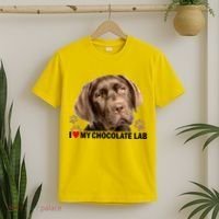 I Love My Chocolate Lab T-Shirt thumb 2