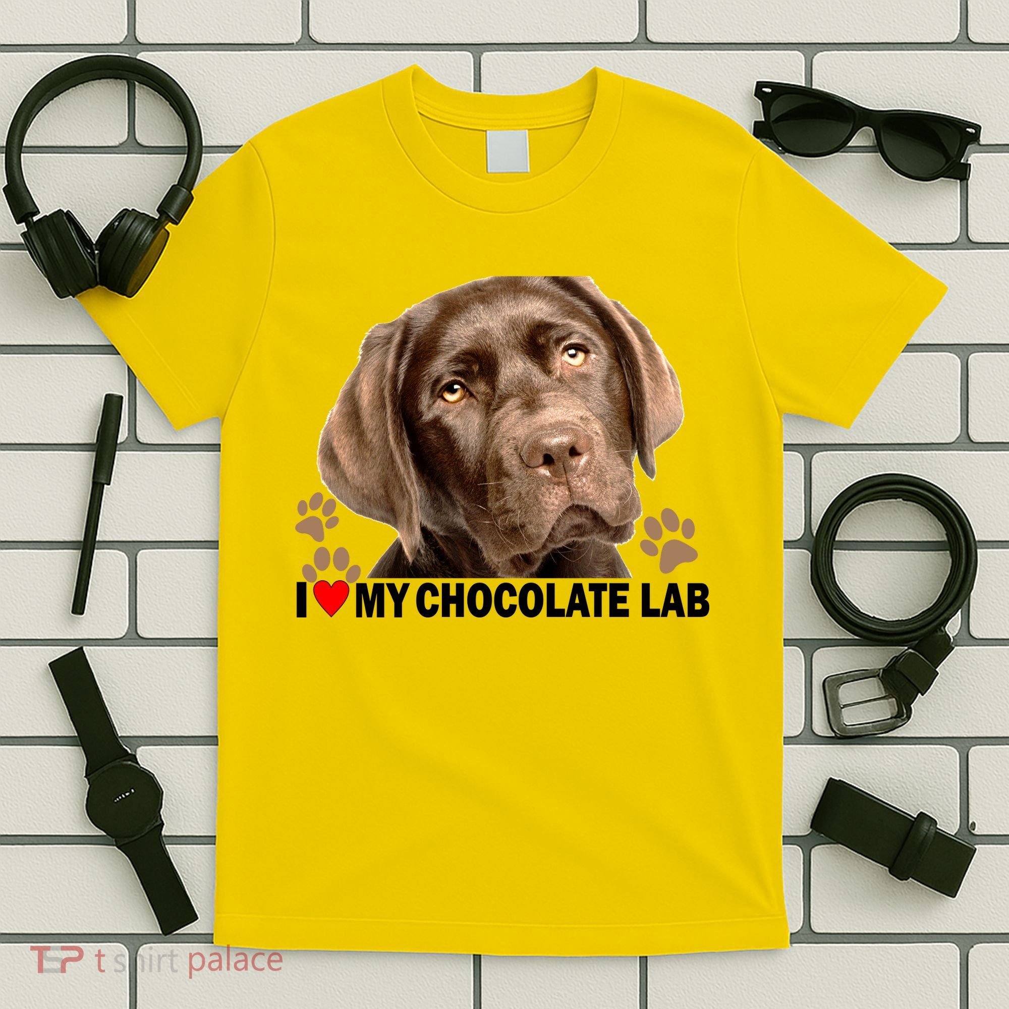 I Love My Chocolate Lab T-Shirt