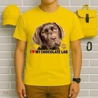 I Love My Chocolate Lab T-Shirt thumb 6