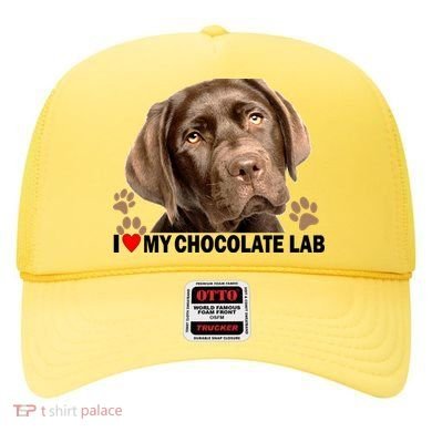 I Love My Chocolate Lab Hat