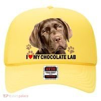 I Love My Chocolate Lab Hat thumb 0
