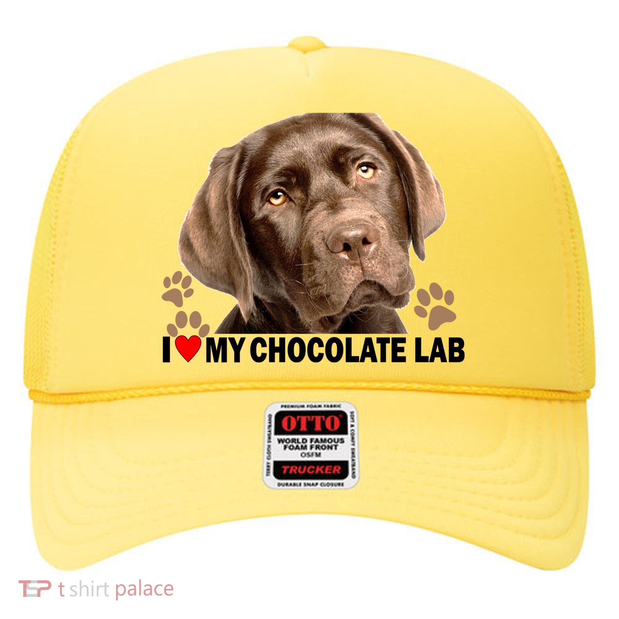 I Love My Chocolate Lab Hat
