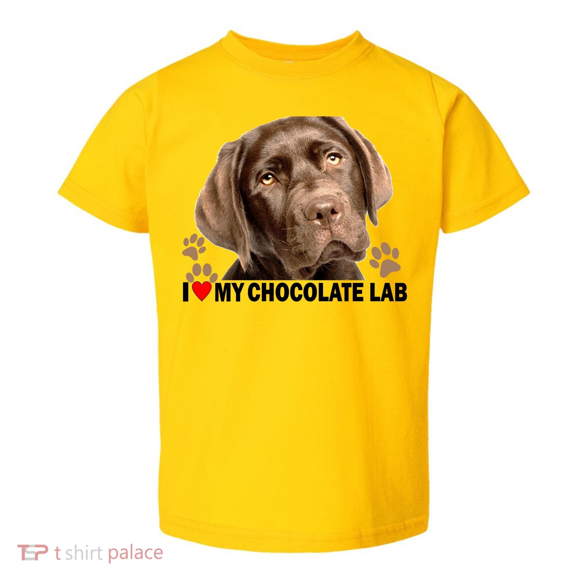I Love My Chocolate Lab Toddler T-Shirt