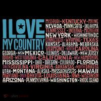 I Love My Country USA State Flag Coffee Mug thumb 5