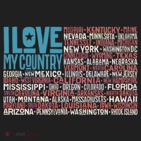 I Love My Country USA State Flag Tumbler thumb 3