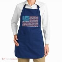 I Love My Country USA State Flag Apron thumb 2