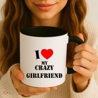 I Love My Crazy Girlfriend Coffee Mug thumb 3