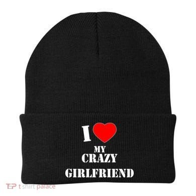 I Love My Crazy Girlfriend Beanie
