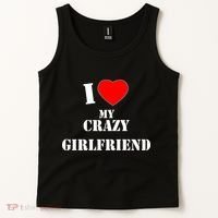 I Love My Crazy Girlfriend Tank Top thumb 2