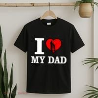 I Love My Dad Heart T-Shirt thumb 2