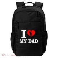 I Love My Dad Heart Backpack thumb 0