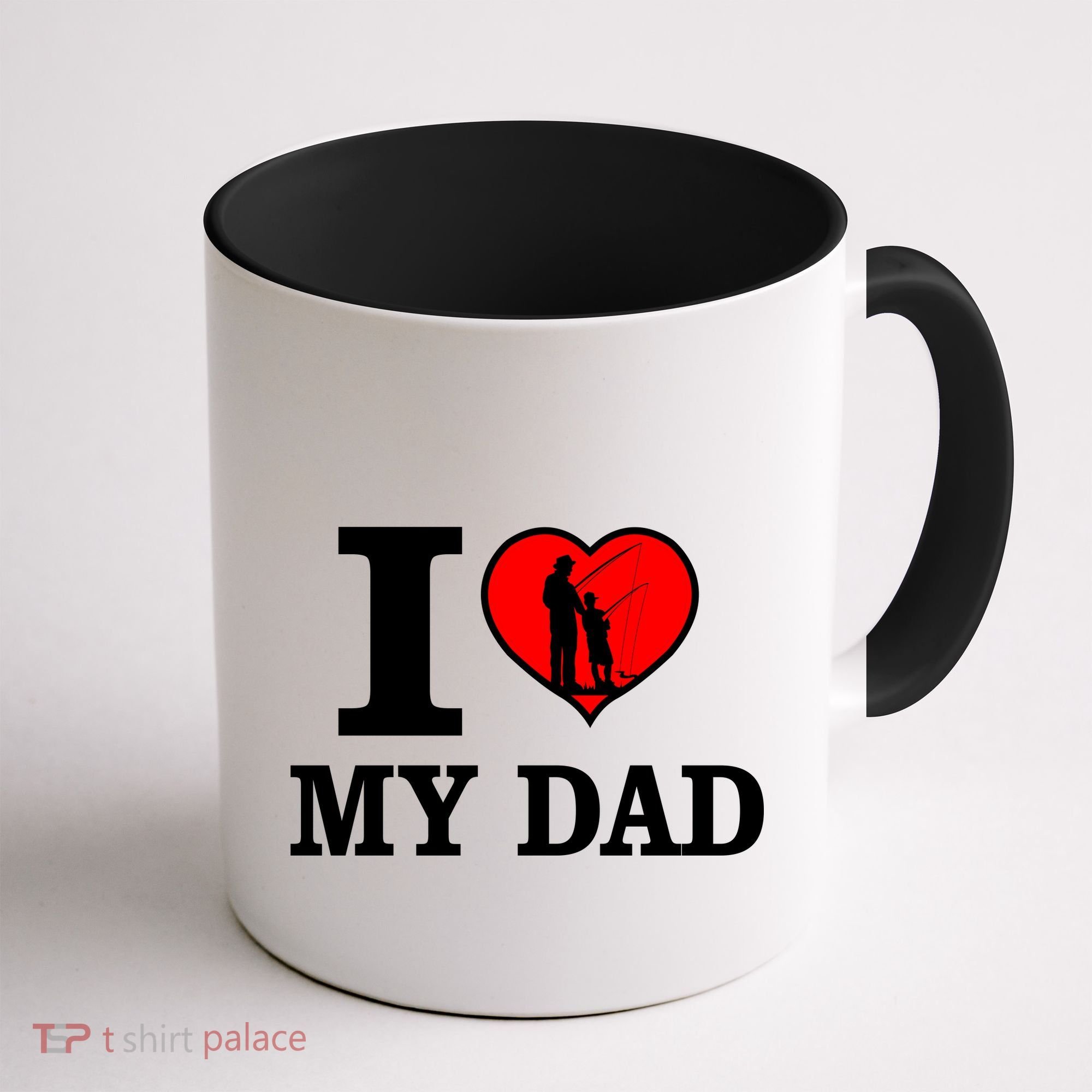 I Love My Dad Heart Coffee Mug