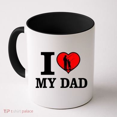 I Love My Dad Heart Coffee Mug