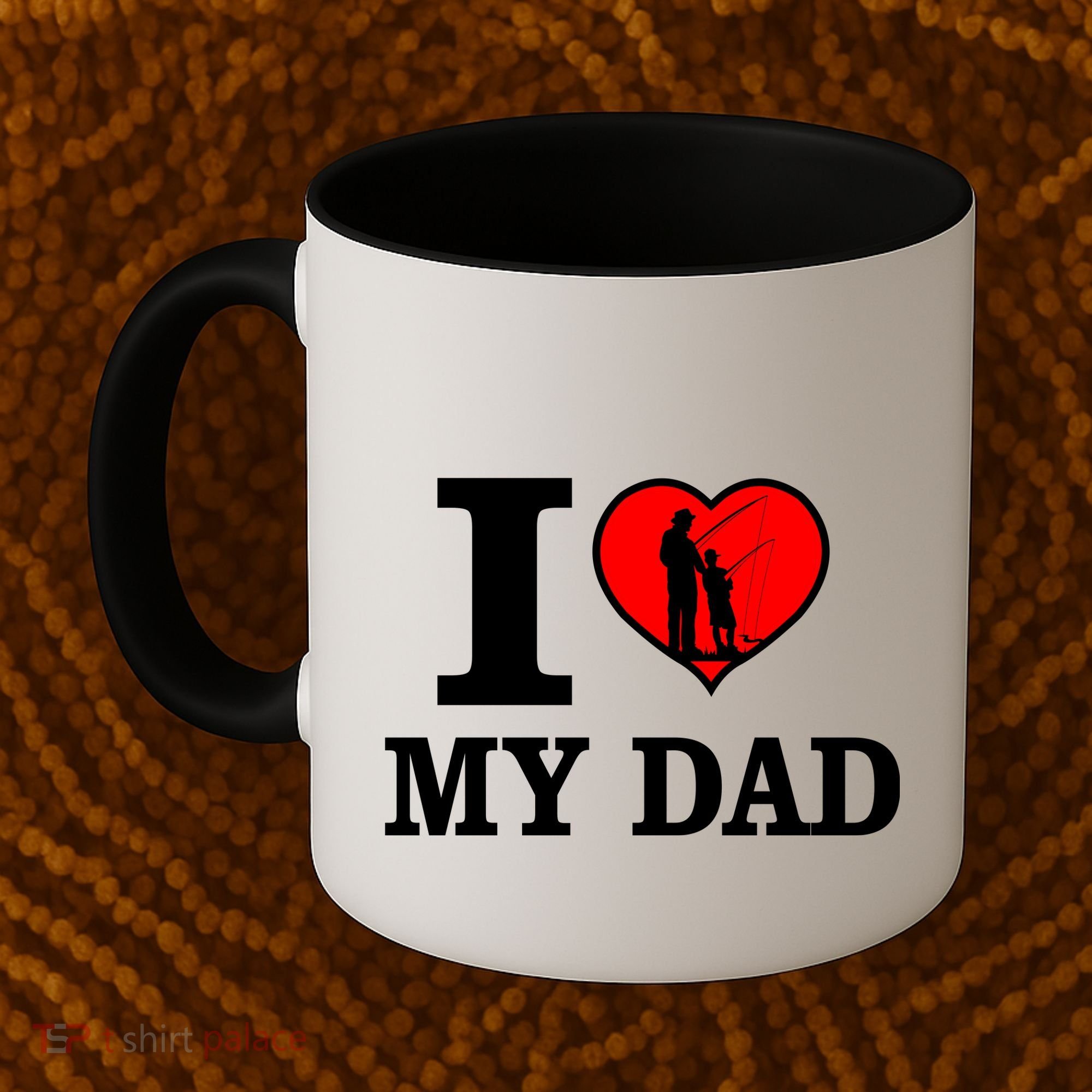 I Love My Dad Heart Coffee Mug