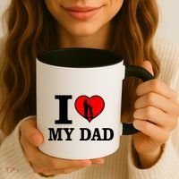 I Love My Dad Heart Coffee Mug thumb 3